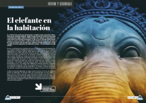 Artículo "El elefante en la habitación" de Manuel David Serrat Olmos en la Sección "Futuro y Seguridad" de la Revista Tecnología y Sentido Común #TYSC23 de octubre de 2022