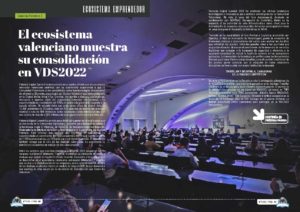 Artículo "El ecosistema valenciano muestra su consolidación en VDS2022" de Catalina Valencia en la Sección "Ecosistema Emprendedor" de la Revista Tecnología y Sentido Común #TYSC25 de diciembre de 2022