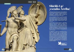Artículo "Shields up! ¡Escudos arriba!" de Pablo Molina en la Sección "Ethics Today" de la Revista Tecnología y Sentido Común #TYSC25 de diciembre de 2022
