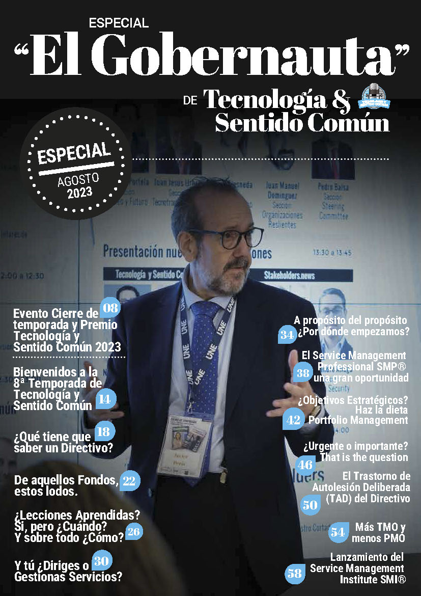 Especial "El Gobernauta" de Tecnología y Sentido Común 2023 con Javier Peris