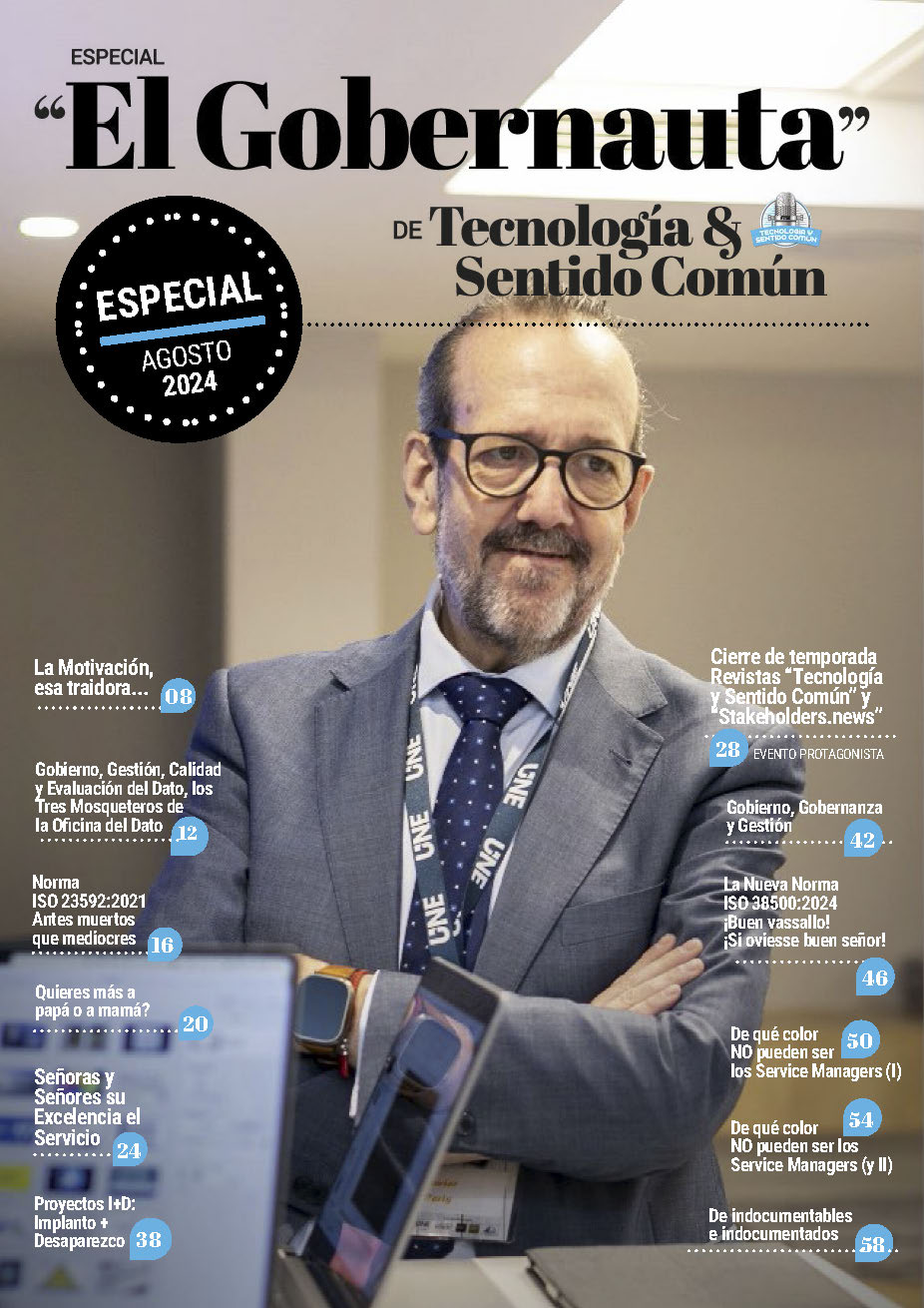 Revista "El Gobernauta" de la 9 Temporada de Tecnología y Sentido Común con Javier Peris