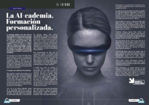 "La AI-cademia. Formación personalizada" artículo de Marcos navarro Alcaraz en la sección "Ai Futuro" de la edición de Enero de 2025 de la Revista Tecnología y Sentido Común TYSC a Revista Líder de Audiencia de la Alta Dirección y los Profesionales en Gestión de Proyectos, Servicios, Procesos, Riesgos y por supuesto Gobierno de Tecnologías de la Información