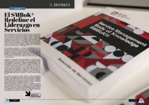 "El SMBoK® Redefine el Liderazgo en Servicios" artículo de Javier Peris en la sección "El Gobernauta" de la edición de noviembre de 2025 de la Revista Tecnología y Sentido Común TYSC a Revista Líder de Audiencia de la Alta Dirección y los Profesionales en Gestión de Proyectos, Servicios, Procesos, Riesgos y por supuesto Gobierno de Tecnologías de la Información