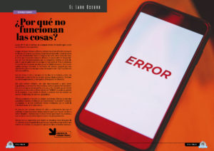 "¿Por qué no funcionan las cosas?" artículo de Domingo Gaitero en la sección "El Lado Oscuro" de la edición de noviembre de 2025 de la Revista Tecnología y Sentido Común TYSC a Revista Líder de Audiencia de la Alta Dirección y los Profesionales en Gestión de Proyectos, Servicios, Procesos, Riesgos y por supuesto Gobierno de Tecnologías de la Información