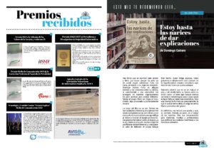 Este mes te recomiendo leer "Estoy hasta las narices de dar explicaciones" de Domingo Gaitero en la edición de junio de 2026 de la Revista Tecnología y Sentido Común TYSC a Revista Líder de Audiencia de la Alta Dirección y los Profesionales en Gestión de Proyectos, Servicios, Procesos, Riesgos y por supuesto Gobierno de Tecnologías de la Información